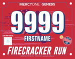 Firecracker Run Bib