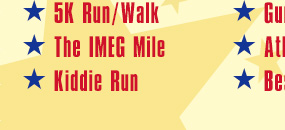 10K, 5K, The IMEG Mile, Kiddie Run, Virtual Run